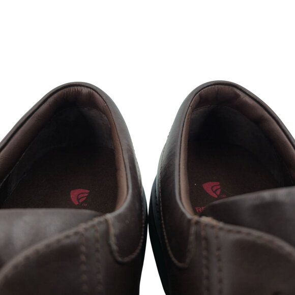 Red Wings Brett 4075 Mens 10EEEE Comfort Casual Oxfords Brown Leather Work Shoes - Picture 11 of 12